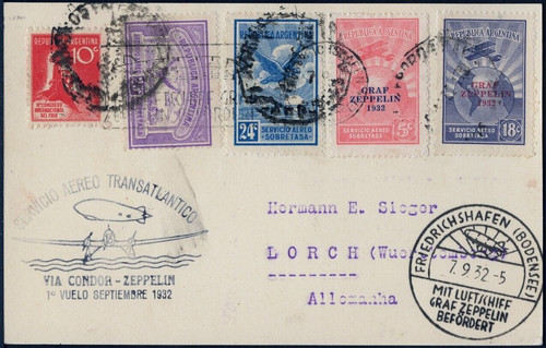 Zeppelin 1932 argentinien - zeppelin,