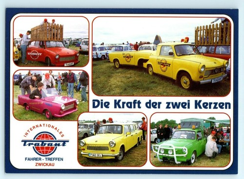 Postkarte trabant trabbi - trabbi, auto