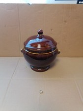 Suppenterrine mit Deckel Terrine mit Deckel, glasiert Keramik