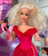 Mattel alte sprechende Barbie 1966 (Kopf 1991 )mit Sprachfunktion  * Kleid"Sissi