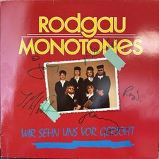 EB14.5: Rodgau Monotones Wir Sehn Uns Vor Gericht LP + Autogramme VG+ VG+ OIS