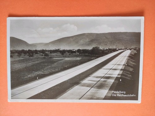 Reichsautobahn heidelberg - ak,