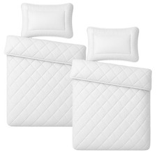 2 Stück Kinderbett 4 teiliges