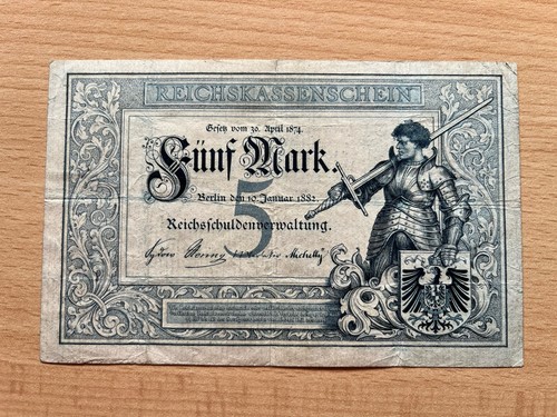 Mark 1882 banknote - 5,