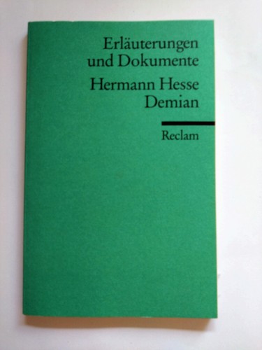 Hermann hesse demian - hesse, dokumente