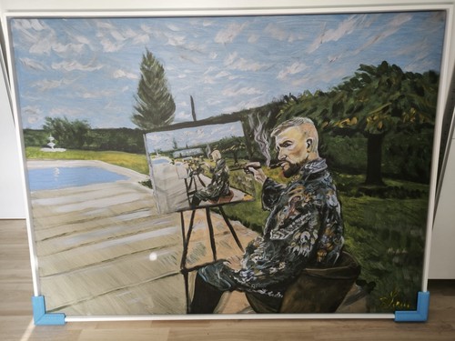Kollegah felix blume gemälde - kollegah,