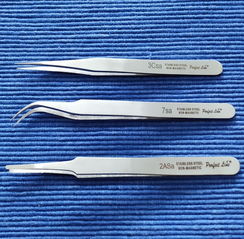 Pinzetten edelstahl set tlg - edelstahl,