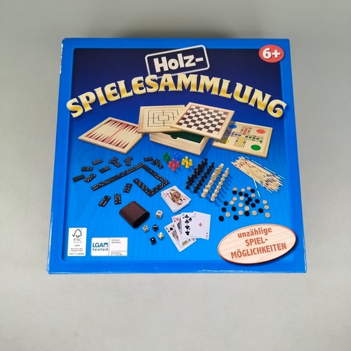 Holz-Spielesammlung