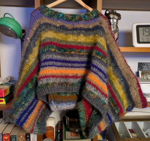 Lagenlook flauschig pullover - lagenlook,
