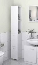 Badschrank Hochschrank weiß