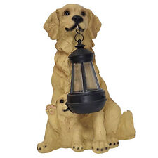 Labrador Retriever Solarlampe Welpen Solarlaterne Hunde Laterne Hund Garten
