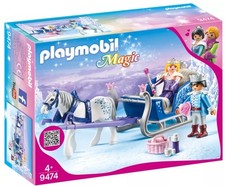 Playmobil® Magic 9474 Schlitten mit Königspaar aus 2018 – Neu & OVP