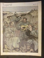 Orig. Zeitschrift - Jugend. Jahrgang 1915. Heft Nr. 18. Zahlreiche Abb. u. Holzs
