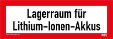 Aufkleber „Lagerraum für