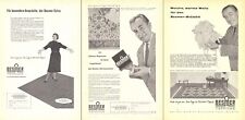 3w50135/ Lot Reklame aus 1957 – BESMER Teppiche – Hamburg