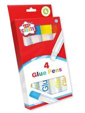 Klare Klebestifte Kunst & Handwerk Kinder Erstellen Büro Schule Schreibwaren Alter 3+ Pack 4