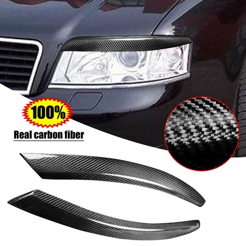 Carbon fiber front headlight - carbon,