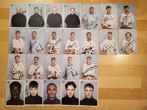 Autogrammkarten set dfb u21 - dfb,