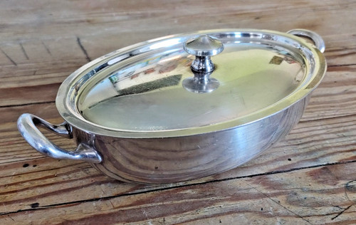 Versilberte deckel schale - versilberte, deckel-schale