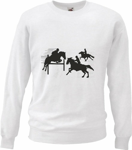 Sweatshirt silhouette pferde - silhouette,