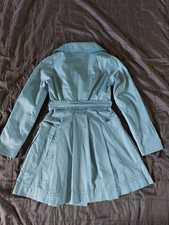 Villa Cortesa Rockabilly ausgestellter Mantel hellgrau Gr 38 ggf 36 wie neu