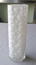 Vase Milchglas Vintage Cluster