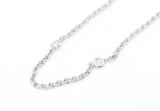 Elegantes Armband 585er / 14kt Weißgold mit 4 Brillanten Diamanten