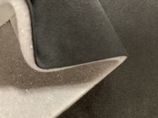 ORIGINAL Audi Alcantara Stoff Farbe:Soul/Anthrazit mit 4mm Schaumstoff R dehnbar