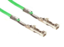 Jumper Wire Cable 2x 1-Pin Crimp Socket Contact Green / Dupont Kabel Grün 30cm