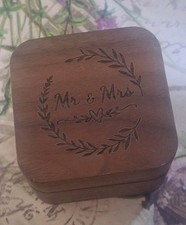 Hochzeit Ringkästchen Ringbox aus Holz