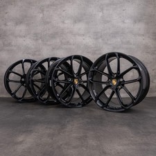 Porsche Cayenne Felgen 22 Zoll 9YA II 9Y3601025BA 9Y3601025AP schwarz glanz NEU