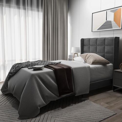 Modernes polsterbett 90x200cm - modernes,