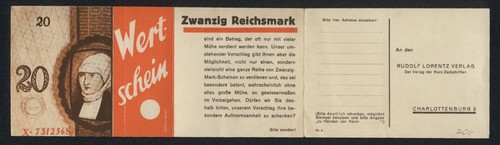 Charlottenburg wertschein - ak,