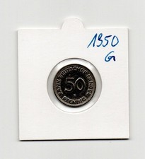 50 Pfennig 1950 G Bank Deutscher Länder VZ