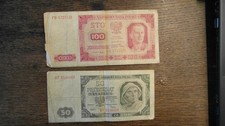 Banknoten Polen Zloty 1948 und