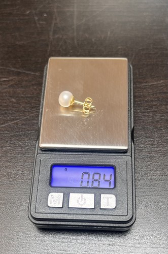 Paar ohrstecker 750er gold - 1,