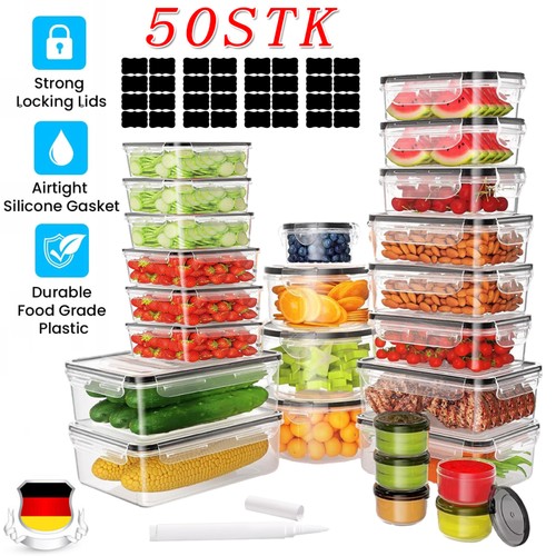 50stk große vorratsdosen mit - 50stk,