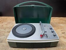 Schallplattenspieler Kofferplattenspieler PE Swing grün tragbar Vintage