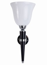 Art Deco Lampe Designer Wandlampe Mazda Fackel Wandleuchte Flurleuchte Antik