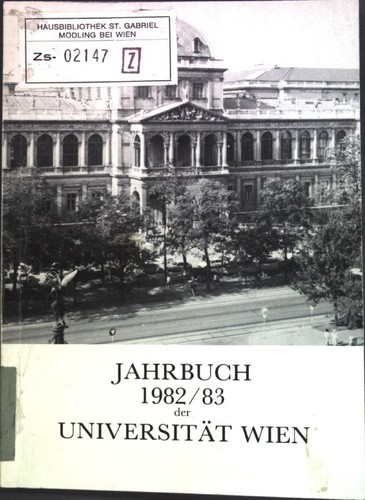 Jahrbuch 1982 der - 1982/83,