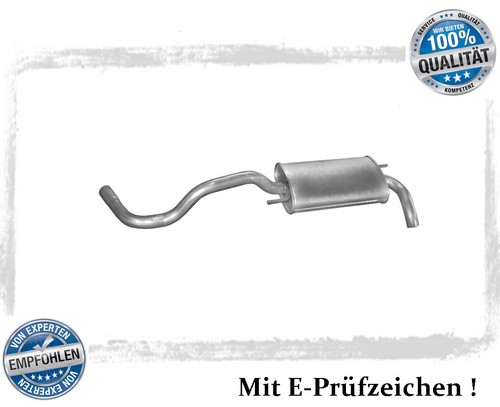 Endschalldämpfer für polo - für, vw