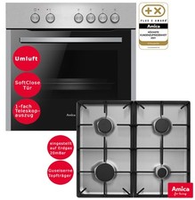 Amica EHEG 933 101 E Kombination Backofen Umluft Gaskochfeld 20mBar. B-WARE!