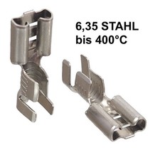 20x 6,35 STAHL Kabelschuhe