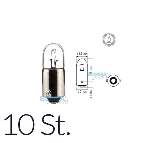 10x kugellampe glühbirne - kugellampe, 6v