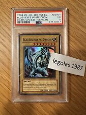 Yu-gi-oh! Blue Eyes White Dragon SKE-001 Super Rare 1st Edition Psa 5 Deutsch