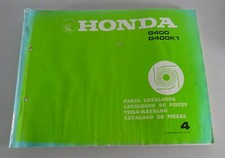 Teilekatalog / Ersatzteilliste Honda G 400 / G 400K1 Generator Stand 1981