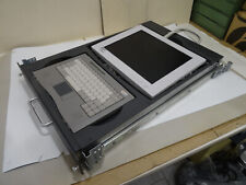 Fujitsu KVM Consolen Einheit 2 HE, Tastatur und Monitor, 19 Zoll Rackeinbau