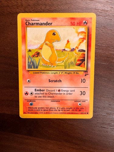 Pokémon karte glumanda - pokémon,