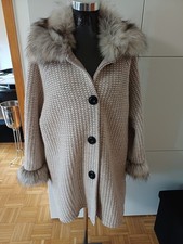 Strickwollmantel