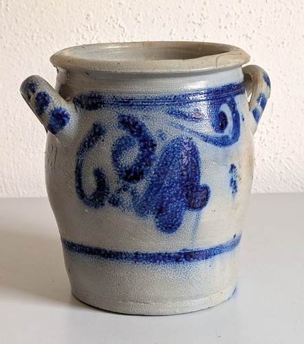 Vintage alter steingut krug - -,